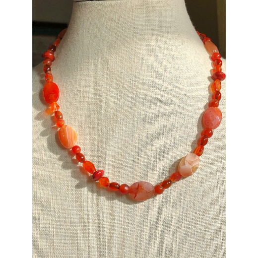 Short Carnelian Necklace - BN102