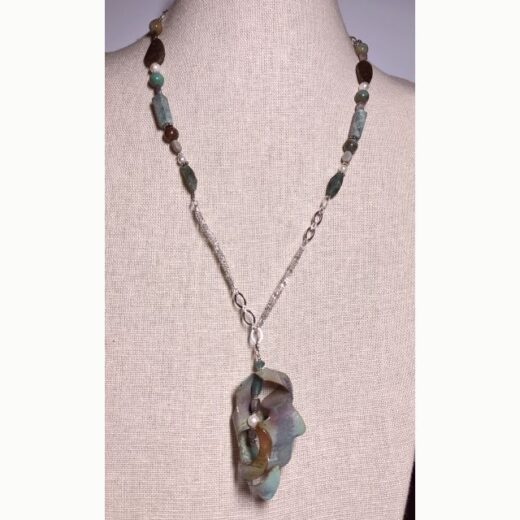 Torch-Fired Enamel Necklace - TN037